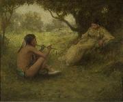 Eanger Irving Couse Lovers (Indian Love Song) Spain oil painting artist